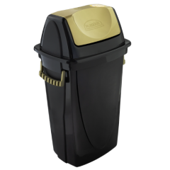 LIXEIRA BASCULANTE PLASTICO 23L PRETO