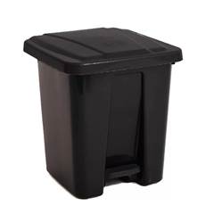 LIXEIRA PLASTICA PLUS C/PEDAL TP 15L PT