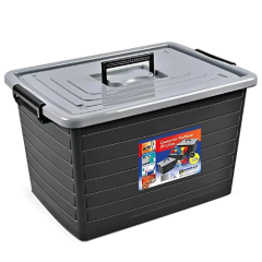 CAIXA ORGANIZADORA PLAST C/ALCA 30L PT