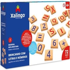 JOGO BRINCANDO C/LETRAS E NUMEROS 72PC