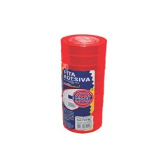 FITA ADESIVA DUREX 12MMX10M VERMELHO