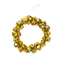 MINI GUIRLANDA COM SINO 15CM DOURADO ED40914