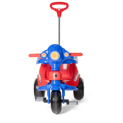 TRICICLO INFANTIL VELOCITA VERMELHO CALESITA COM EMPURRADOR