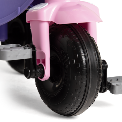 TRICICLO INFANTIL VELOCITA LILAS CALESITA COM EMPURRADOR