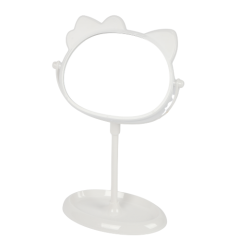 ESPELHO MESA PLASTICO GATINHA DUPLA FACE GIRATORIO CORES ED508410