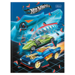 CADERNO 80 FLS BROCH UNIV CD HOT WHEELS 