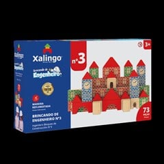 BLOCOS DE MONTAR BRINCANDO DE ENGENHEIRO 3 73PC