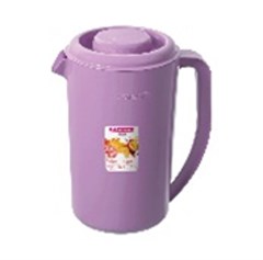 JARRA PLASTICA REDONDA COM TAMPA 2L LILAS
