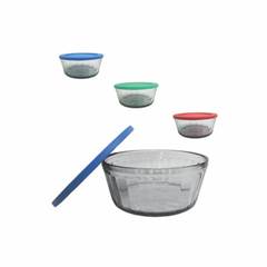 TIGELA VIDRO RED C/TP VITZ 1,5L TRANSPARENTE