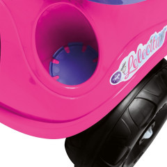 TRICICLO INFANTIL LELECITA ROSA  CALESITA 2 EM 1 PEDAL