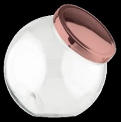 POTE PLASTICO RED C/TP ROSE 2,4L TRANSPARENTE