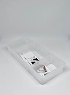 ORGANIZADOR DE GAVETA PLASTICO RETANGULAR 27X12X5CM