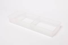 ORGANIZADOR MULTIUSO PLASTICO RETANGULAR 35X12X5CM