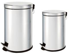 LIXEIRA RED C/PEDAL INOX 5L