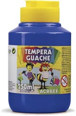 TINTA TEMPERA GUACHE 250ML AZUL TURQUEZA