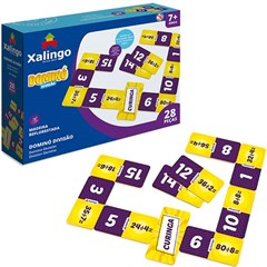 JOGO DOMINO MADEIRA DIVISAO 28PC
