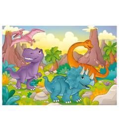 QUEBRA CABECA CARTONADO DINO KIDS 30PCS