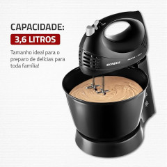 BATEDEIRA PRATICA TURBO 400W B-44-B PRETA