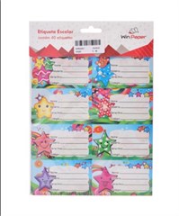 ETIQUETA ESCOLAR 40UN