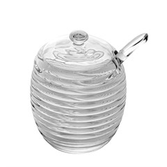 ACUCAREIRO CRISTAL COLMEIA C/COLHER E TAMPA