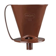 PORTA FILTRO PARA CAFE PLASTICO 103 MARRON