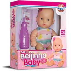 BONECA MEU BEIJINHO BABY BRANCA