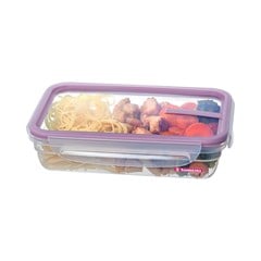 POTE HERMETICO PLAST RET TRAVA 820ML LIL