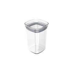 POTE HERMETICO ORGANIZADOR QUADRADO ALTO  BLOCK NATURAL 1L