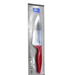 FACA P/CARNE CROSS INOX  6” VERMELHO