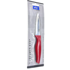 FACA P/LEGUMES CROSS INOX 3 1/2” VERMELHO