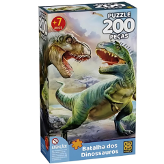 QUEBRA CABECA BATALHA DINOSSAUROS 200PCS