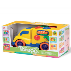 BRINQUEDO DIDATICO CAMINHAO BABY ENCAIXES C/ ACESSORIOS 4PCS SORTIDO