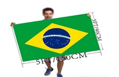 BANDEIRA DO BRASIL 90X58CM ED504957