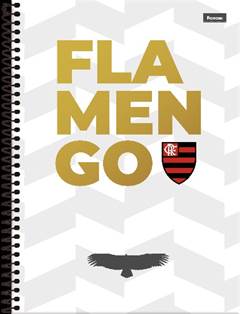 CADERNO 160 FLS 10MT UNIV CD FLAMENGO