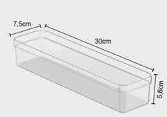 ORGANIZADOR CLEAR ACR 30X7,5X5,6CM TRP 