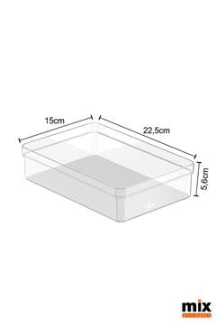 ORGANIZADOR CLEAR ACR 22,5X15X5,6CM TRP 