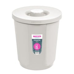 LIXEIRA CASA BLANCA RED  PLAST 6L BR