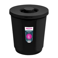 LIXEIRA CASA BLANCA RED  TP PLAST 6L PT