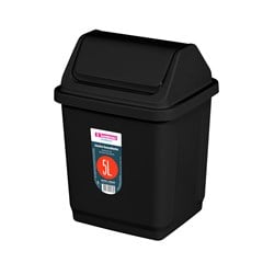 LIXEIRA CASA BLANCA BASC PLAST 5L PT