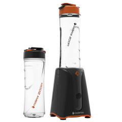 LIQUIDIFICADOR BLENDER PORTATIL 2 GARRAFAS 220V PRETO