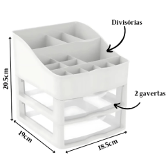 ORGANIZADOR MULTIUSO PLAST C/2 GAV BR