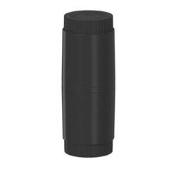 PORTA ESCOVA/CREME DENTAL DORIC 21CM PRETO