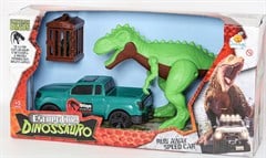 CARRO ESCAPE COM DINOSSAURO