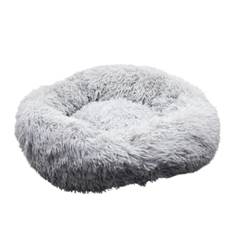 CAMA PET PELUCIA REDONDA 65CM CORES SORTIDAS ED506527