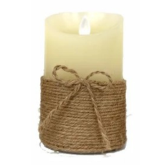 VELA LED CERA C/FIO CORDA 10CM ED506587