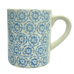 CANECA CERAMICA FLOCO NEVE AZUL 330ML ED506966