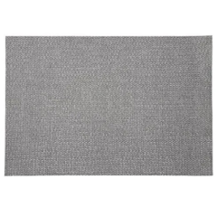 LUGAR AMERICANO PVC RETANGULAR 30X45CM PRATEADO