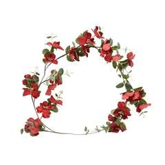 HASTE NATALINA COM FLOR  BICO PAPAGAIO 1,50M VERMELHO ED506269