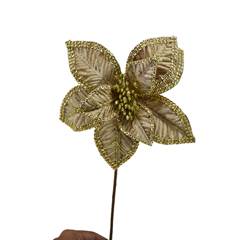 FLOR NATALINA MARROM 47CM