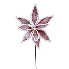 FLOR NATALINA AVELUDADA VM 58CM 